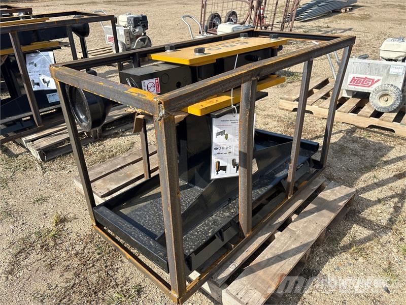 AGT PD680-PZ 48 in Skid Steer Post Driver (Unused) Fencing equipment