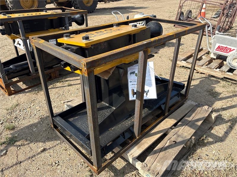 AGT PD680-PZ 48 in Skid Steer Post Driver (Unused) Fencing equipment