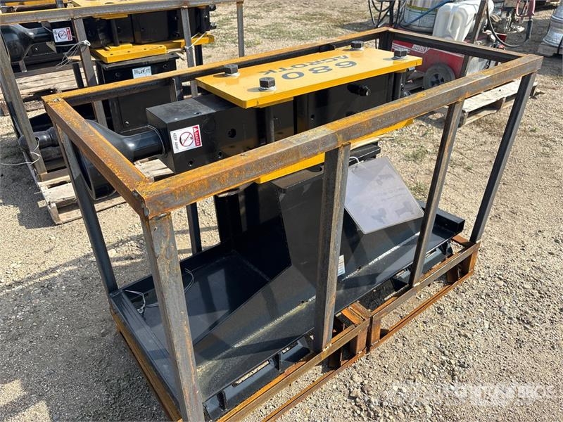 AGT PD680-PZ 48 in Skid Steer Post Driver (Unused) Fencing equipment