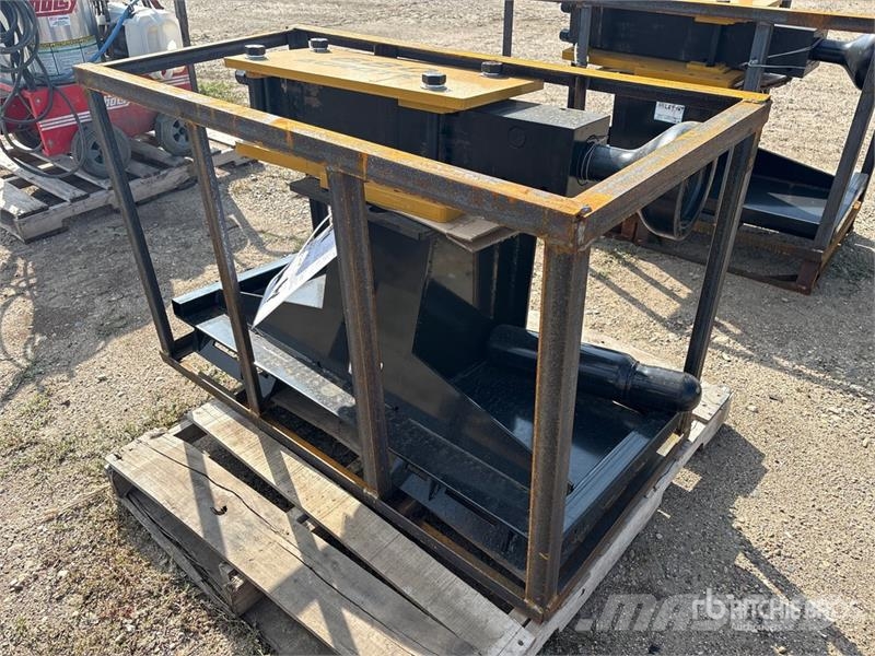 AGT PD680-PZ 48 in Skid Steer Post Driver (Unused) Fencing equipment