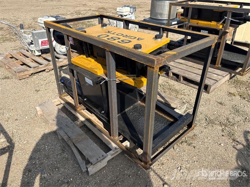 AGT PD680-PZ 48 in Skid Steer Post Driver (Unused) Fencing equipment