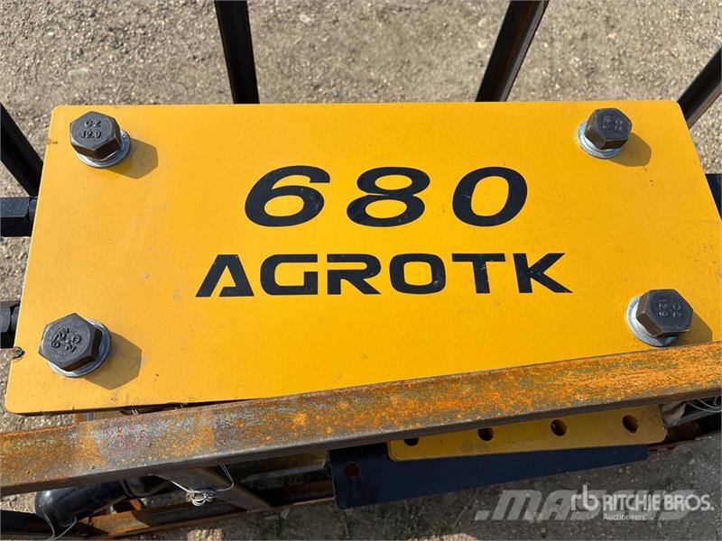 AGT PD680-PZ 48 in Skid Steer Post Driver (Unused) Fencing equipment