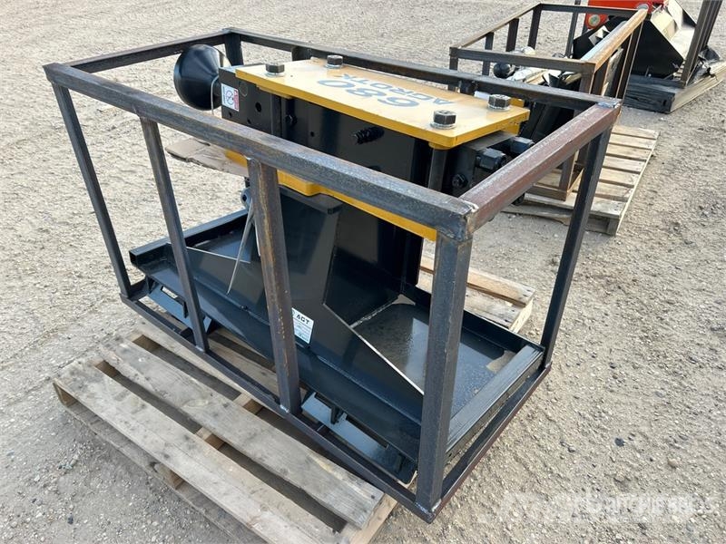 AGT PD680-PZ 5.75 in Skid Steer Post Driver (Unused) Fencing equipment