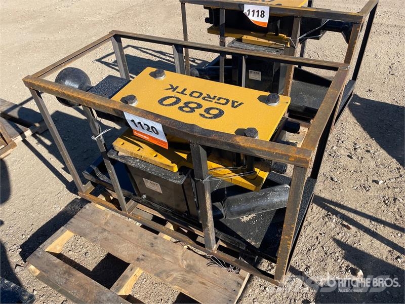 AGT PD680-PZ Skid Steer Post Driver (Unused) Fencing equipment