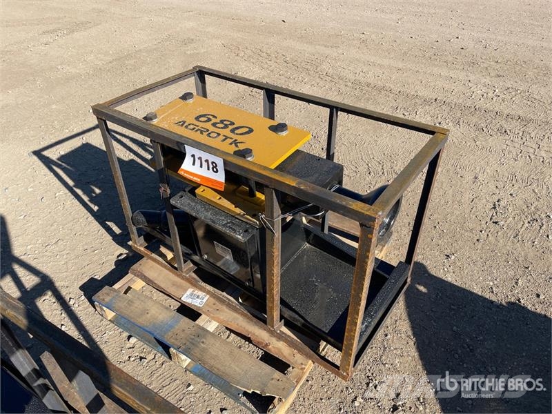AGT PD680-PZ Skid Steer Post Driver (Unused) Fencing equipment