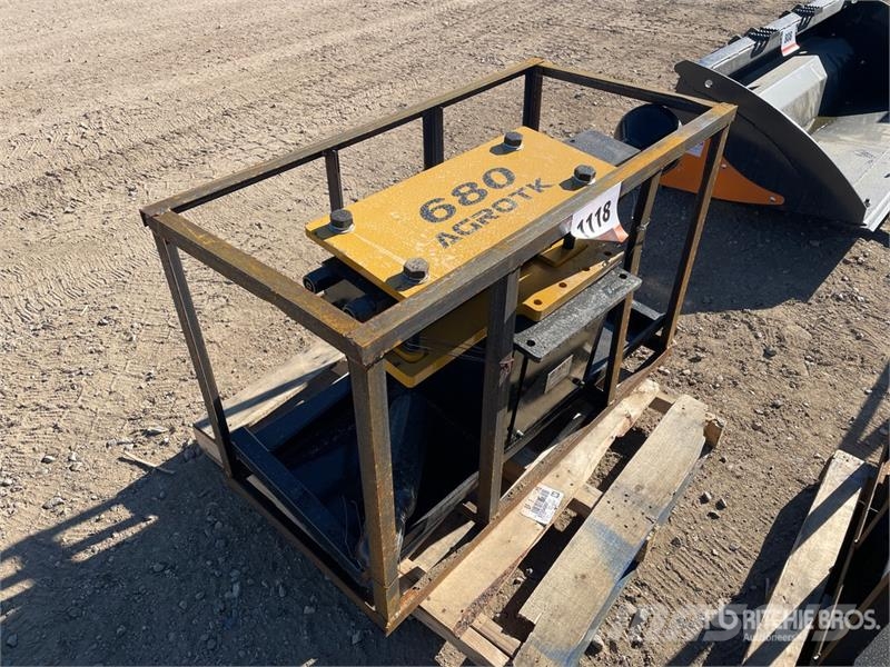 AGT PD680-PZ Skid Steer Post Driver (Unused) Fencing equipment