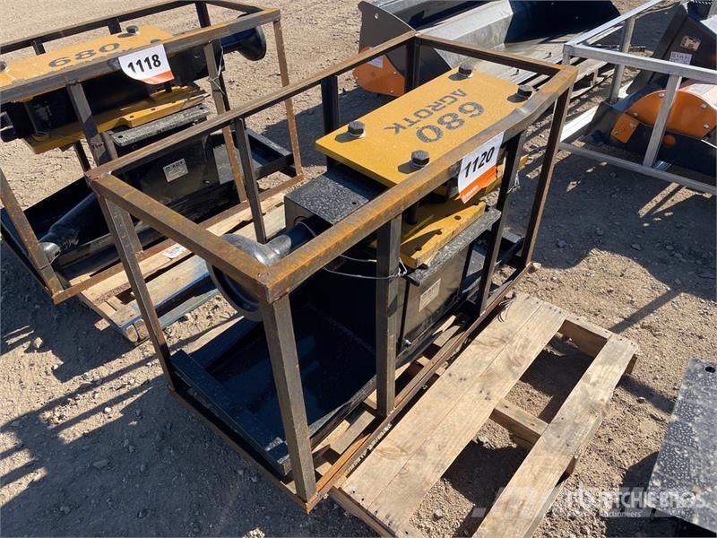 AGT PD680-PZ Skid Steer Post Driver (Unused) Fencing equipment
