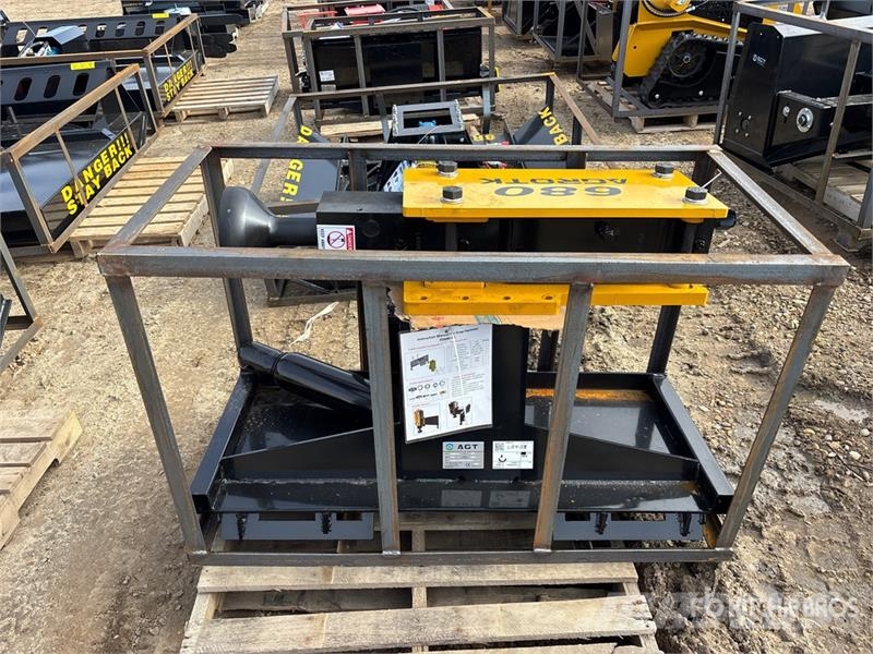 AGT PD680-PZ Skid Steer Post Driver (Unused) Fencing equipment