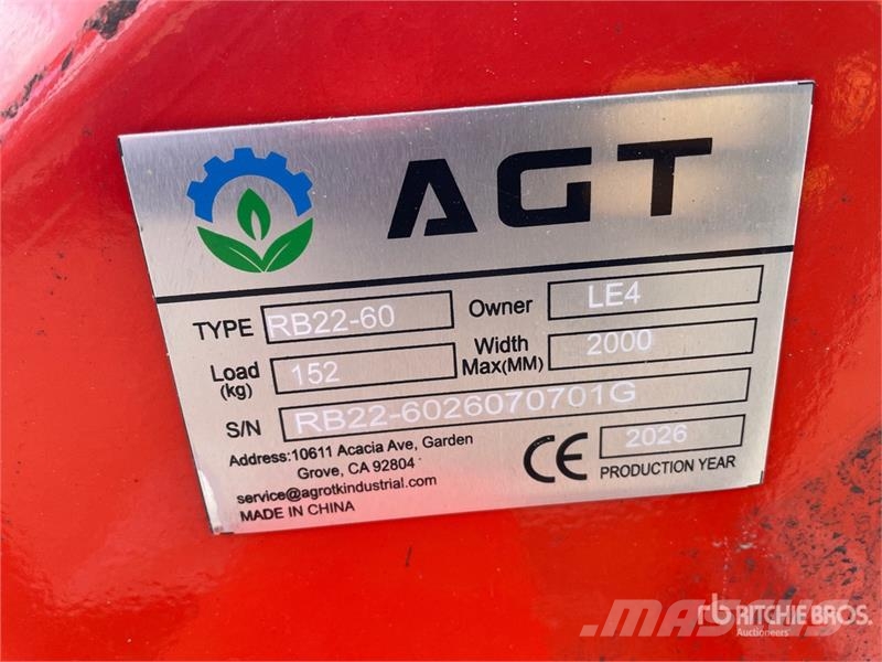 AGT RB22-60 Box Blade (Unused) Other tractor accessories