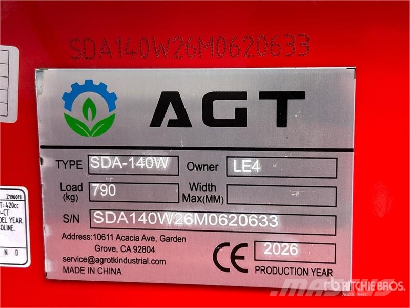 AGT SDA-140W Mini Wheel Loader (Unused) لوادر بعجل