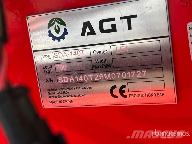 AGT SDA140T Mini Compact Track Loader (Unused) Φορτωτάκια