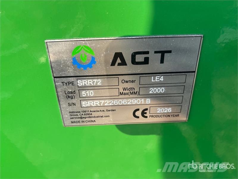 AGT SRR72 45 in Skid Steer Bucket (Unused) Baldes