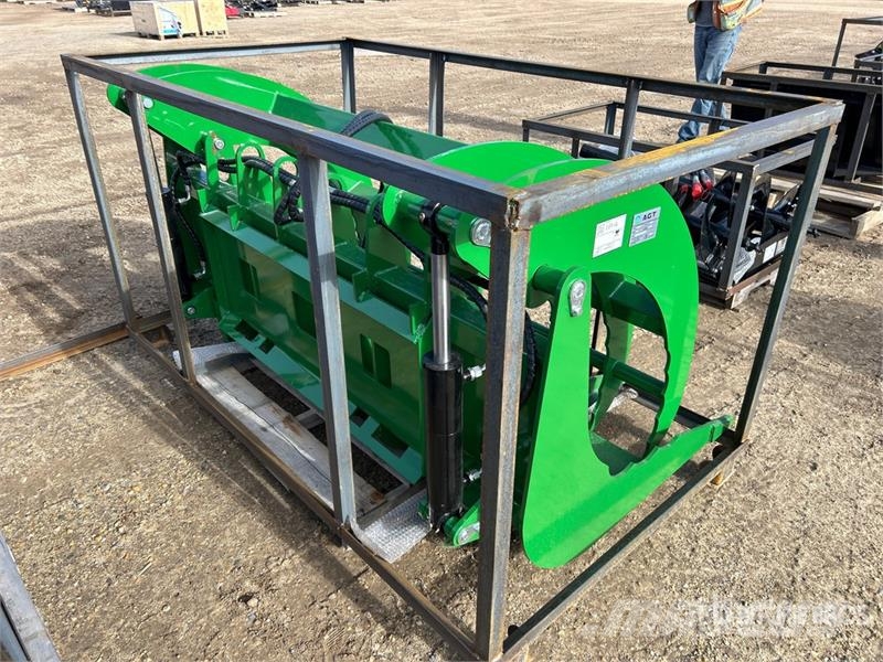 AGT SRR72 72 in Q/C Root Rake Skid Steer Grapple (Unus خطاطيف