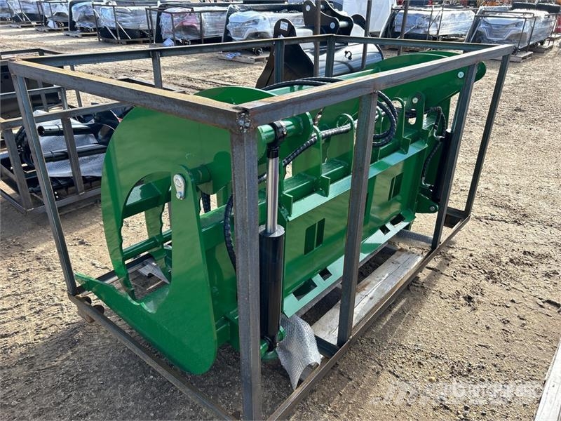AGT SRR72 72 in Q/C Root Rake Skid Steer Grapple (Unus خطاطيف