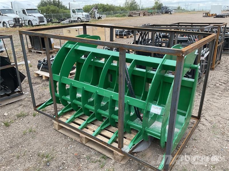 AGT SRR72 72 in Skeleton Skid Steer Grapple Bucket (Un Grapples
