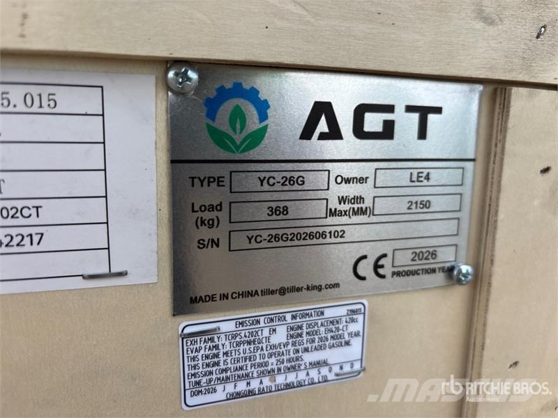 AGT YC-26G Portable Sawmill (Unused) Лесопильные рамы