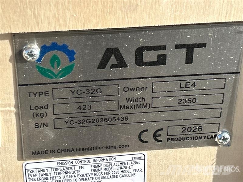 AGT YC32-G Portable Sawmill (Unused) Fűrészgépek