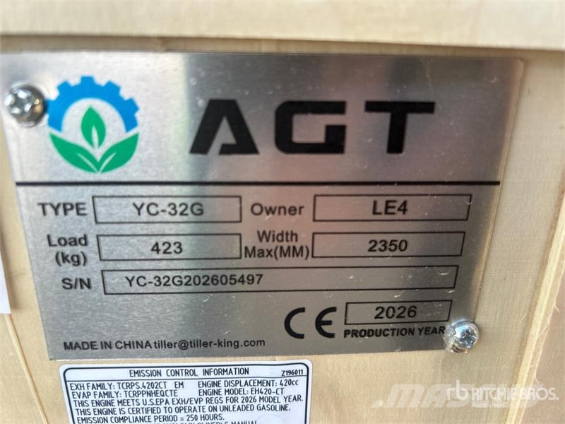 AGT YC32-G Portable Sawmill (Unused) Fűrészgépek