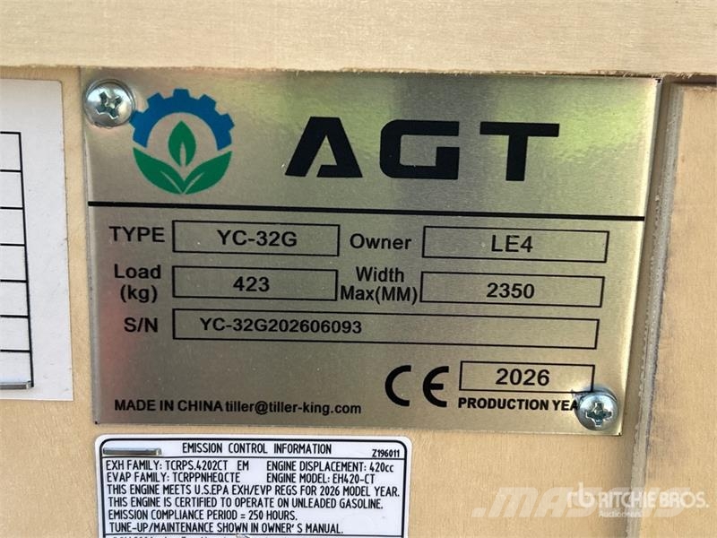 AGT YC32-G Portable Sawmill (Unused) Aserradoras