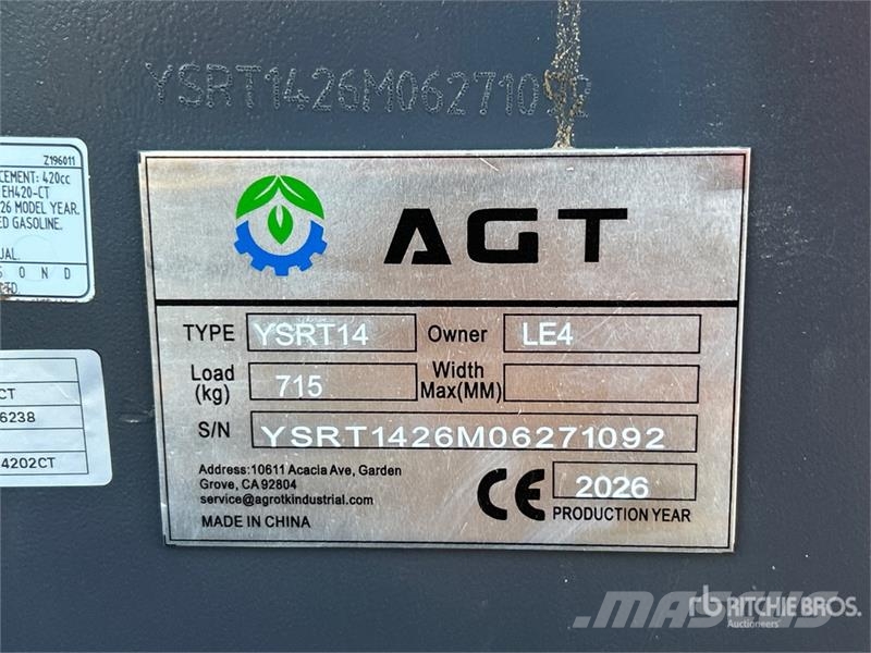 AGT YSRT14 Skid steer loaders