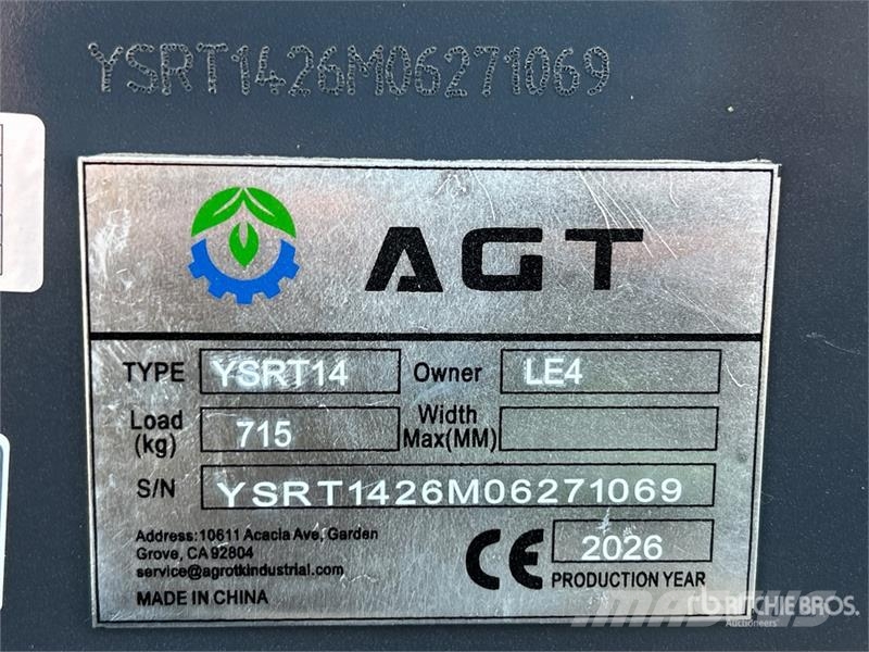AGT YSRT14 Skid steer loaders
