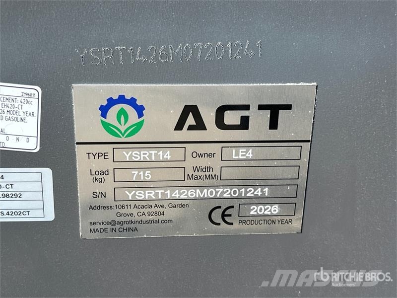 AGT YSRT14 Міні-навантажувачі