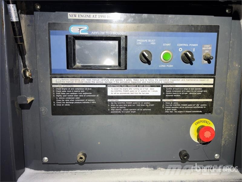 Airman PDS375DP-6E1 Mobile Air Compressor (Inoperable) Kompressoren