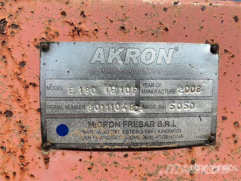 Akron E180 11 ft Grain Extractor Grūdų valymo įranga