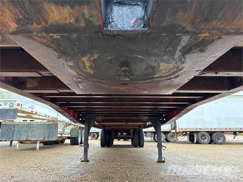 Alco 49 ft Tri/A Flatbed Oilfield Trailer Verarbeitungsgeräte