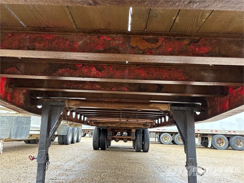 Alco 49 ft Tri/A Flatbed Oilfield Trailer Verarbeitungsgeräte