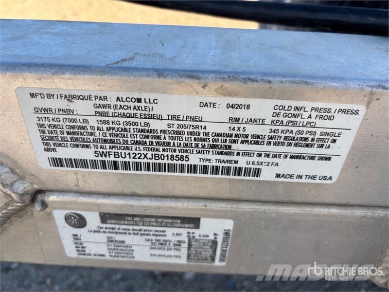 Alcom 12 ft T/A Utility Trailer Інші причепи