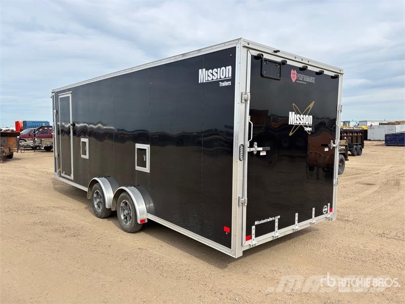 Alcom 22 ft T/A Enclosed Trailer Dobozos pótkocsik