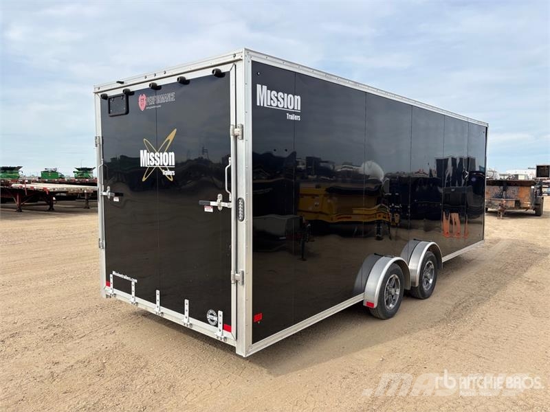 Alcom 22 ft T/A Enclosed Trailer Dobozos pótkocsik