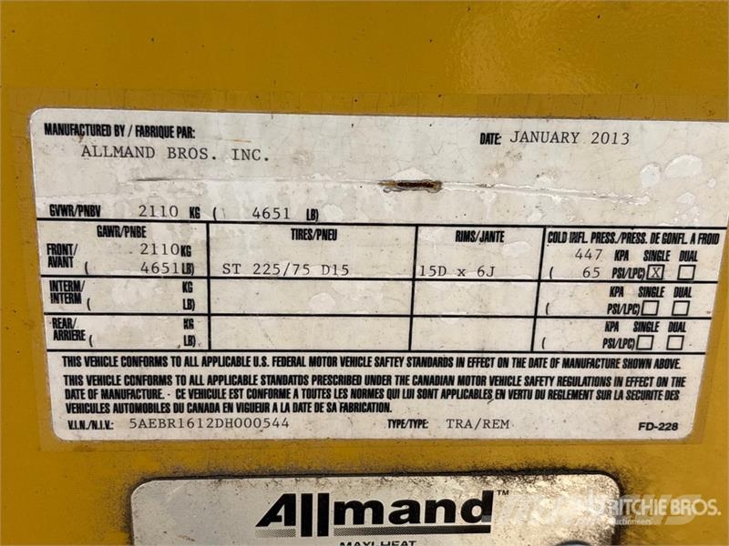 Allmand Maxi Heat 1000000 BTU Space Heater Heating and thawing equipment