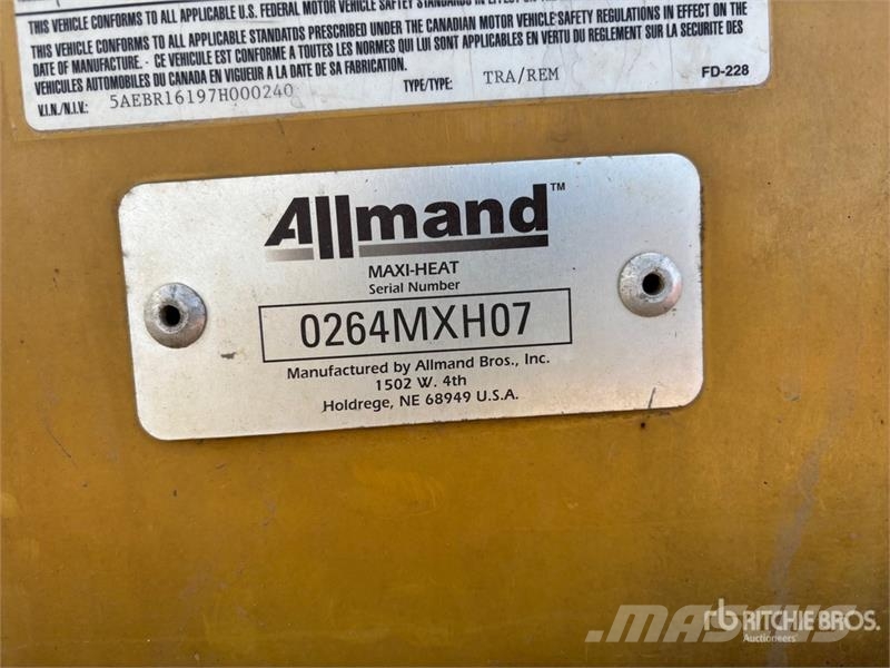 Allmand Maxi-Heat Space Heater Opvarmnings- og optøningsmaskiner