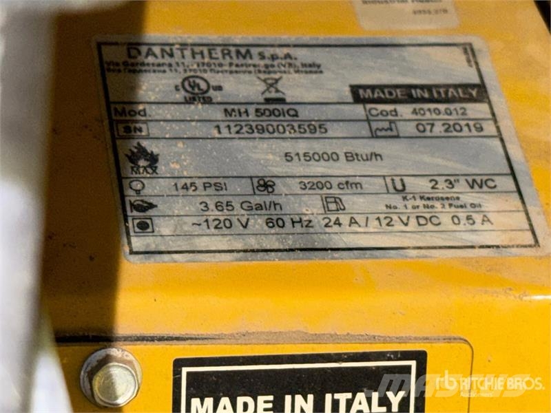Allmand MH500iQ 1030000 BTU Space Heater معدات التسخين والإذابة