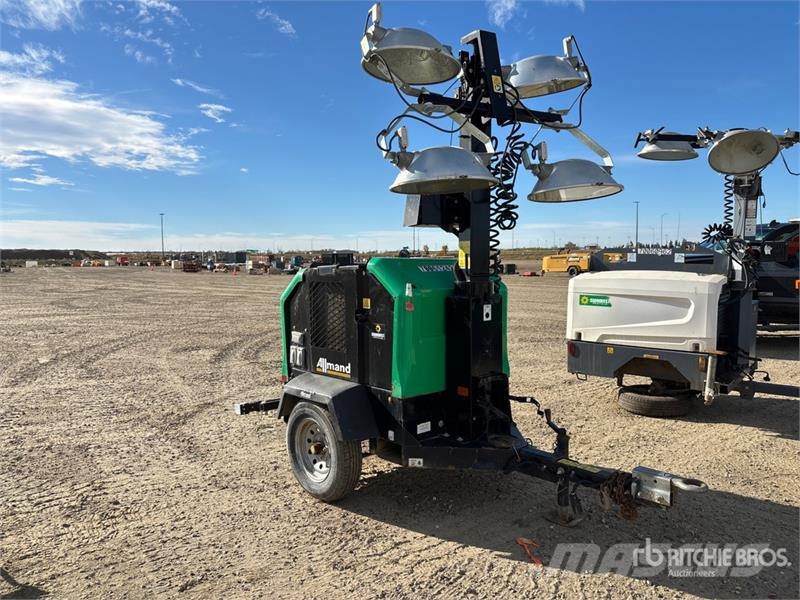 Allmand Night-Lite V-Series NLV 6 kW Light Tower Echipamente de luminare