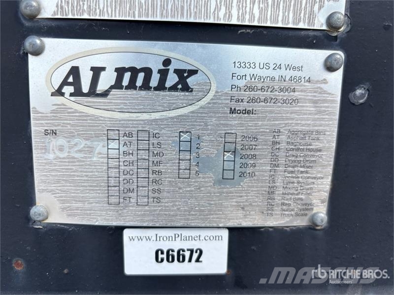 Almix Tri/A 20000 gal Asphalt Tank Trailer مقطورات ذات صهاريج