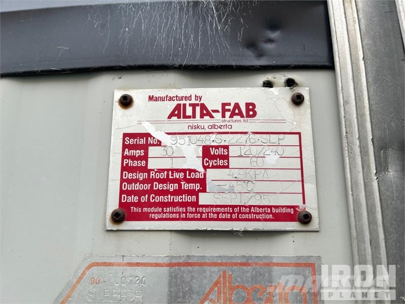 Alta-Fab 10 ft x 48 ft Skid-Mounted Mobile Office معدات البناء - غير ذلك