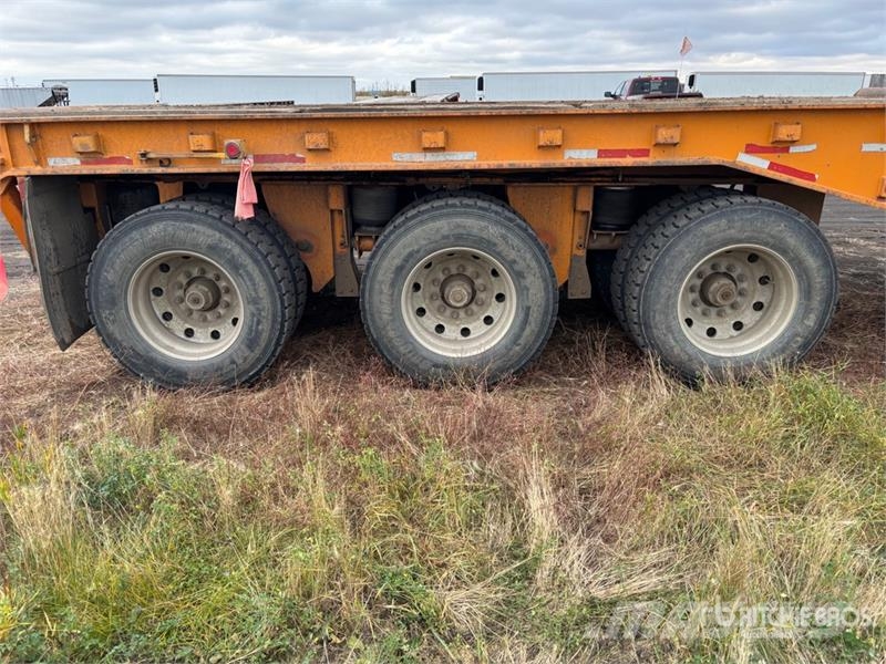 Altec 50 ft 24-Wheel Flatbed Oilfield Trailer 가공 장비