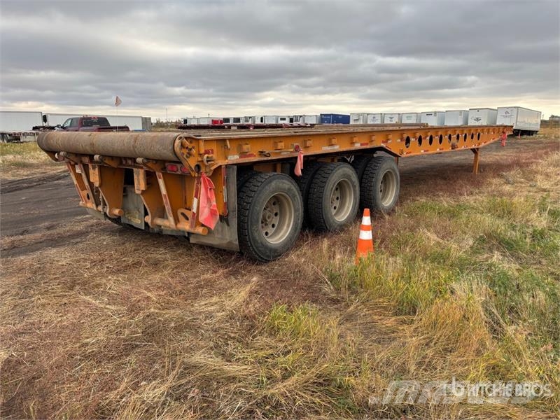 Altec 50 ft 24-Wheel Flatbed Oilfield Trailer 가공 장비