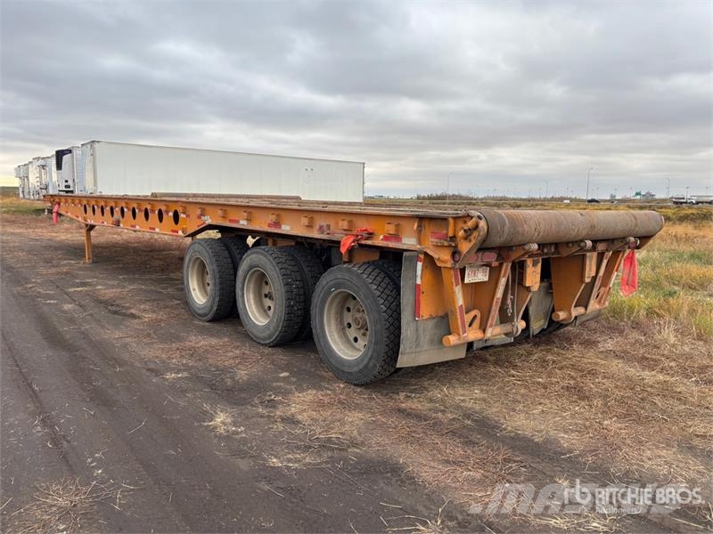 Altec 50 ft 24-Wheel Flatbed Oilfield Trailer 가공 장비