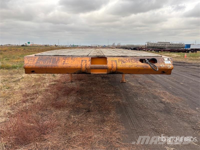 Altec 50 ft 24-Wheel Flatbed Oilfield Trailer 가공 장비