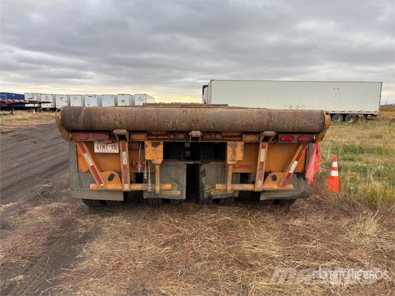 Altec 50 ft 24-Wheel Flatbed Oilfield Trailer 가공 장비
