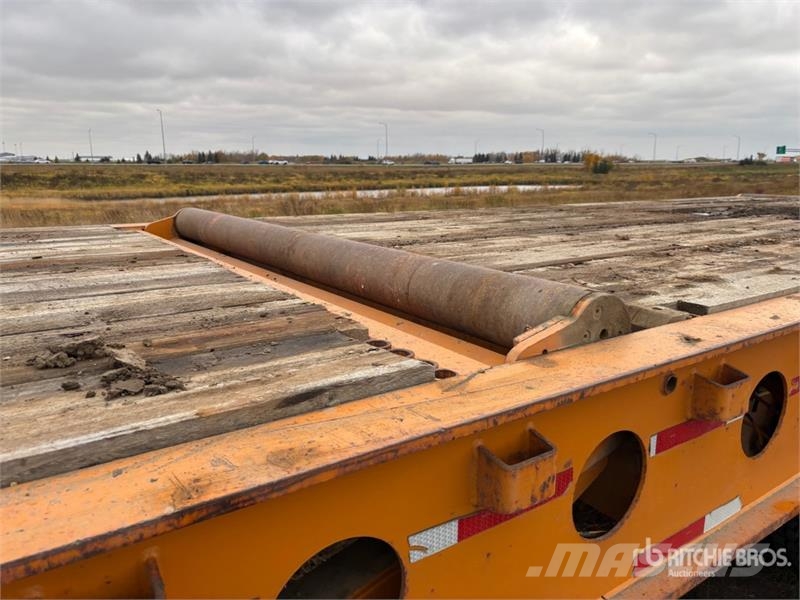 Altec 50 ft 24-Wheel Flatbed Oilfield Trailer 가공 장비