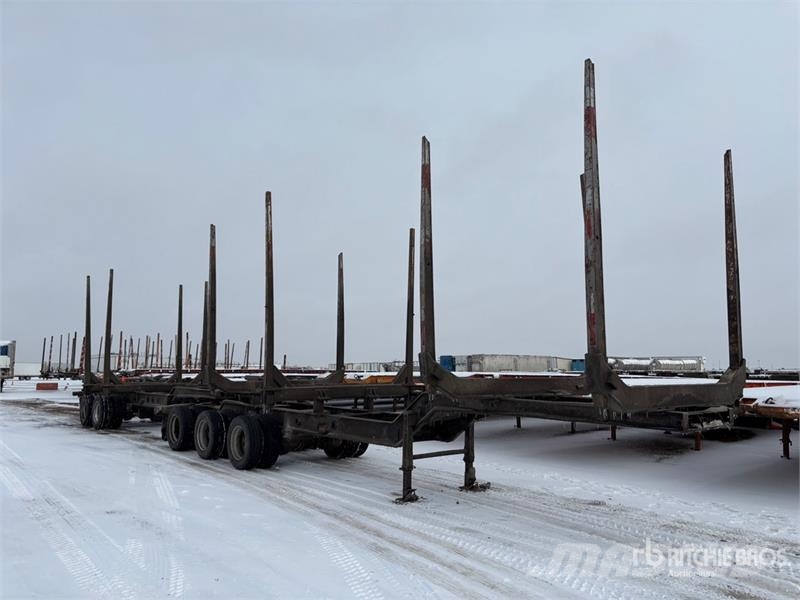 Altek 31 ft Super B-Train Lead Hayrack Log Trailer 木材拖车