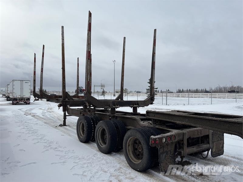 Altek 31 ft Super B-Train Lead Hayrack Log Trailer 木材拖车