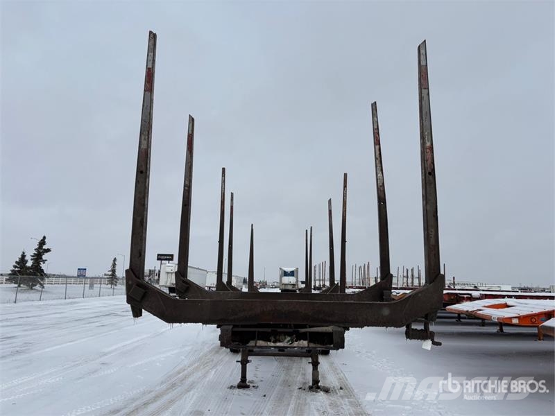 Altek 31 ft Super B-Train Lead Hayrack Log Trailer 木材拖车