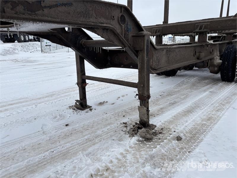Altek 31 ft Super B-Train Lead Hayrack Log Trailer 木材拖车