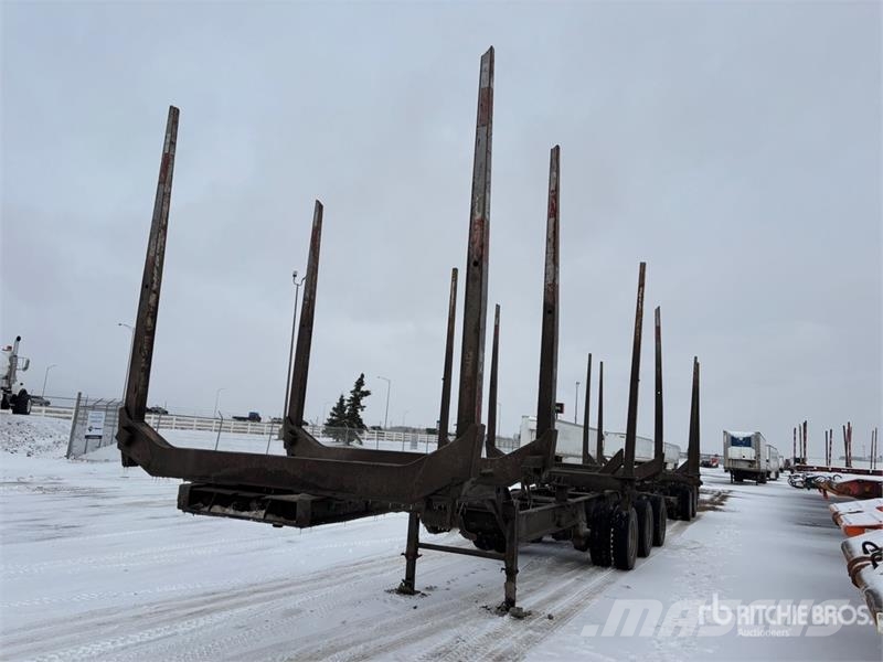 Altek 31 ft Super B-Train Lead Hayrack Log Trailer 木材拖车